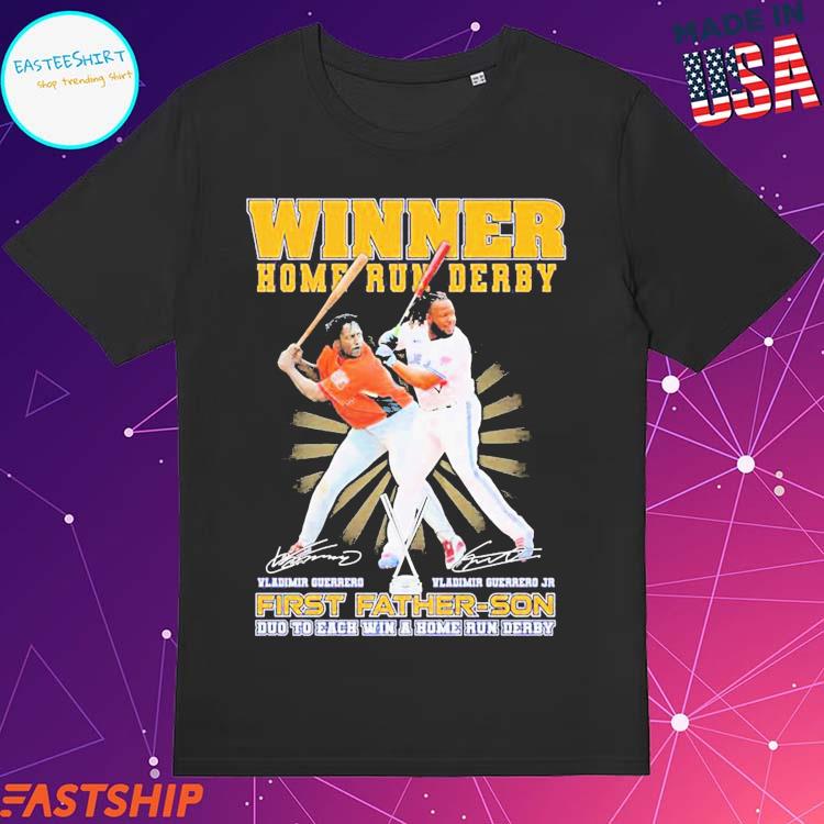 Vladimir Guerrero Jr, Vladimir Guerrero Winner Home Run Derby Signatures  shirt, hoodie, sweater, long sleeve and tank top