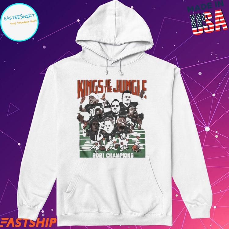 Cincinnati Bengals Kings Of The Jungle Caricatures Shirt, hoodie,  longsleeve, sweatshirt, v-neck tee