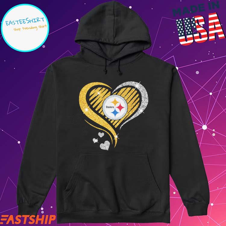 Heart Pittsburgh Steelers NFL Logo shirt, hoodie, sweater, long