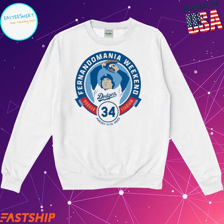 Official Los Angeles Dodgers Fernandomania Weekend 34 Shirt, hoodie,  sweater, long sleeve and tank top