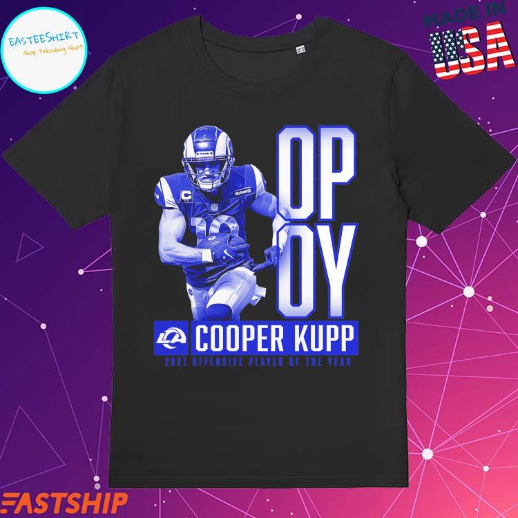 Official men's Los Angeles Rams Cooper Kupp Fanatics Branded Charcoal 2021  NFL Offensive Player Of The Year T-Shirts, hoodie, tank top, sweater and  long sleeve t-shirt