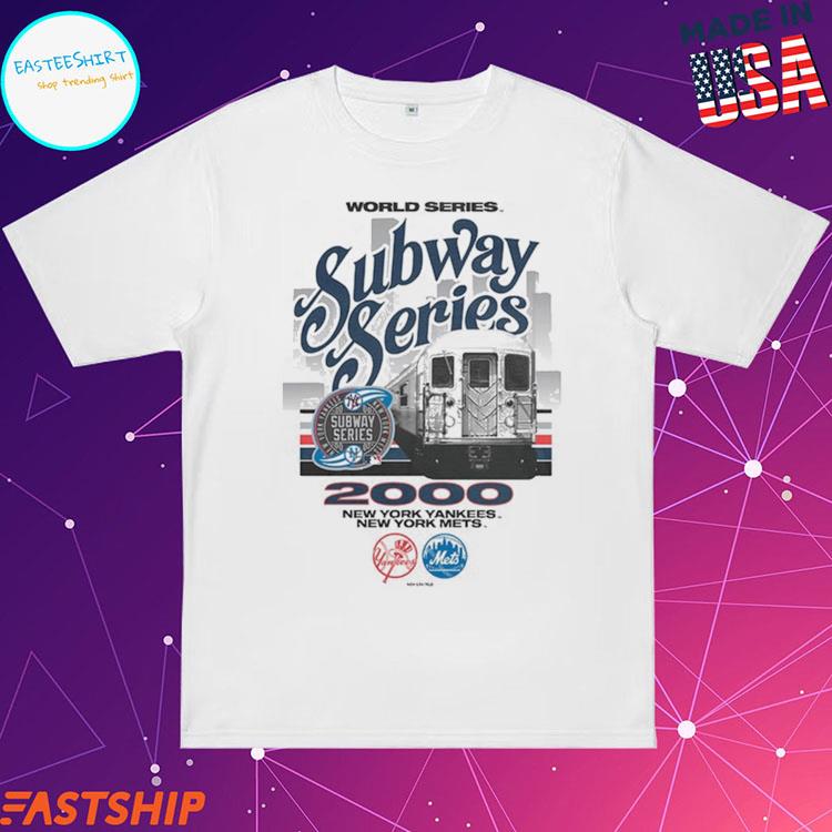 2000 Subway Series New York Mets / New York Yankees T Shirt (Size