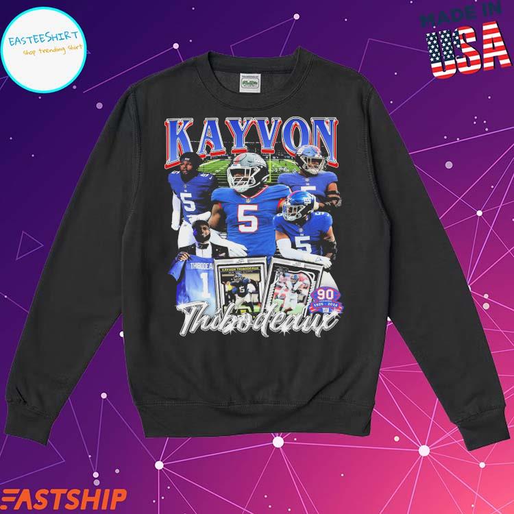 Kayvon Thibodeaux NY Giants 5 graphic shirt, hoodie, sweater and v-neck t- shirt