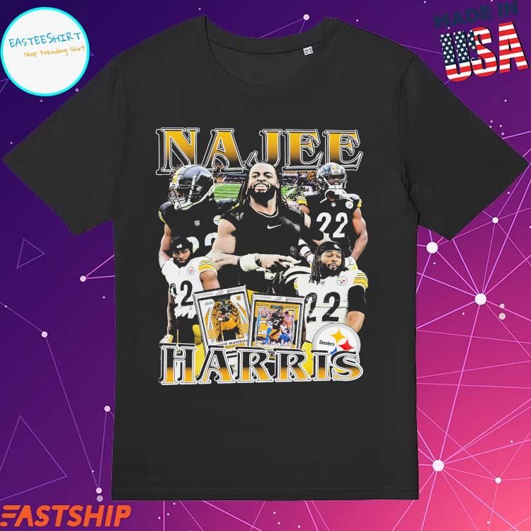 Najee Harris Shirt  Pittsburgh Football Men's Cotton T-Shirt