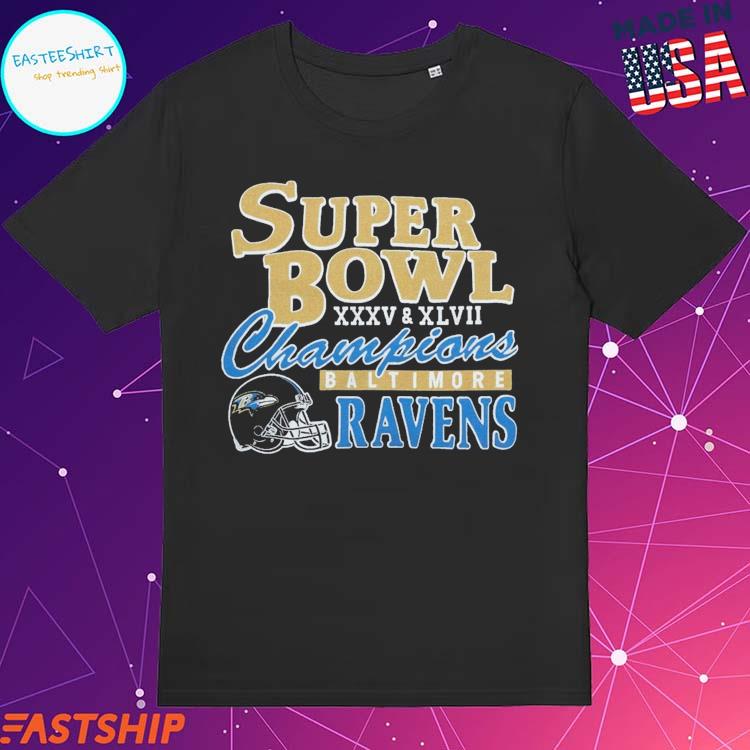 Official ravens 2 Time Super Bowl Champions Retro Baltimore Ravens T-Shirt,  hoodie, tank top, sweater and long sleeve t-shirt