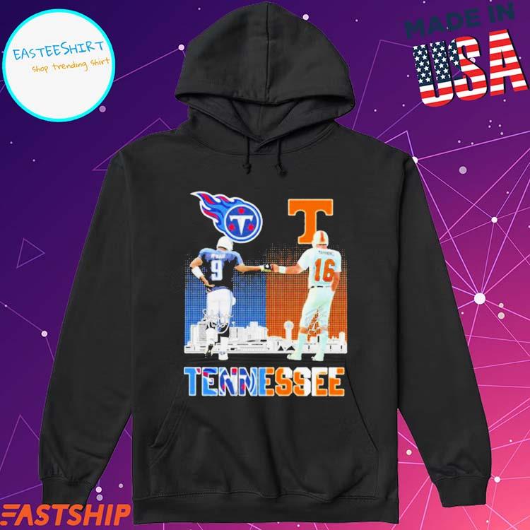 Tennessee Steve McNair and Peyton Manning Signatures Shirt, hoodie