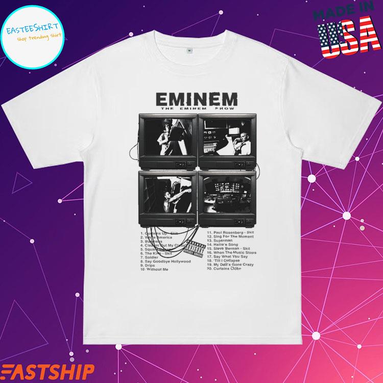 Official the eminem show tour vintage TV T-shirts, hoodie, tank