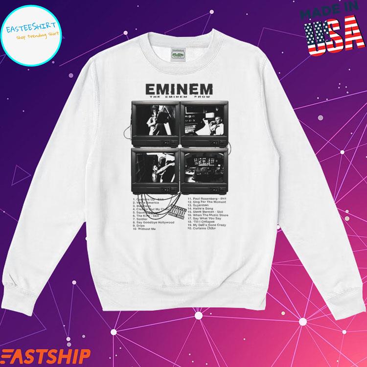 Official the eminem show tour vintage TV T-shirts, hoodie, tank