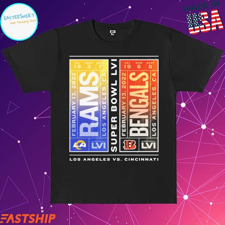 Official Los Angeles Rams vs Cincinnati Bengals Super Bowl LVI shirt, hoodie,  sweater, long sleeve and tank top