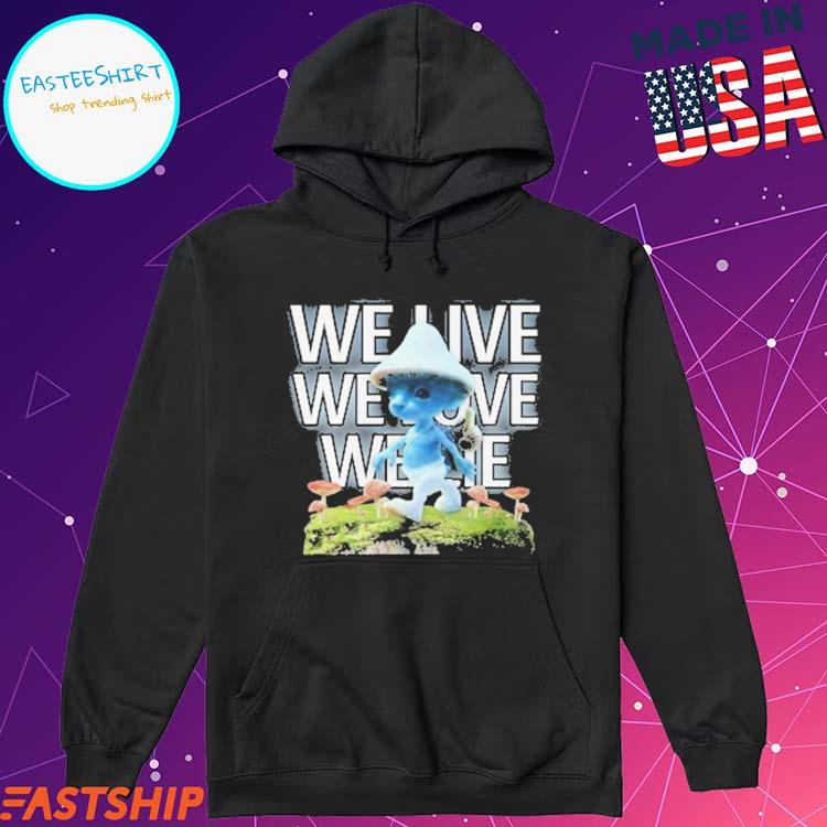 Endastore We Live We Love We Lie Smurf Cat Shirt