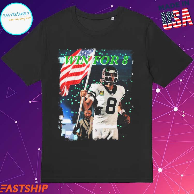 Official aaron Rodgers Win For 8 American Flag New York Jets T-Shirt,  hoodie, tank top, sweater and long sleeve t-shirt