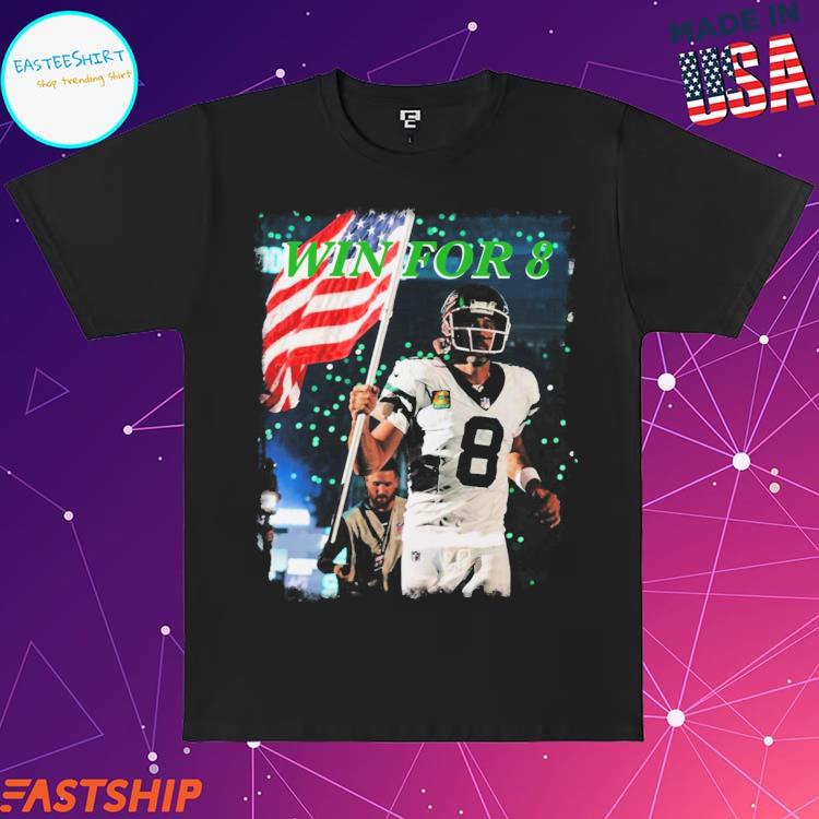 Official aaron Rodgers Win For 8 American Flag New York Jets T-Shirt,  hoodie, tank top, sweater and long sleeve t-shirt