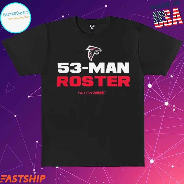 Official atlanta Falcons 53-Man Roster T-Shirts, hoodie, tank top