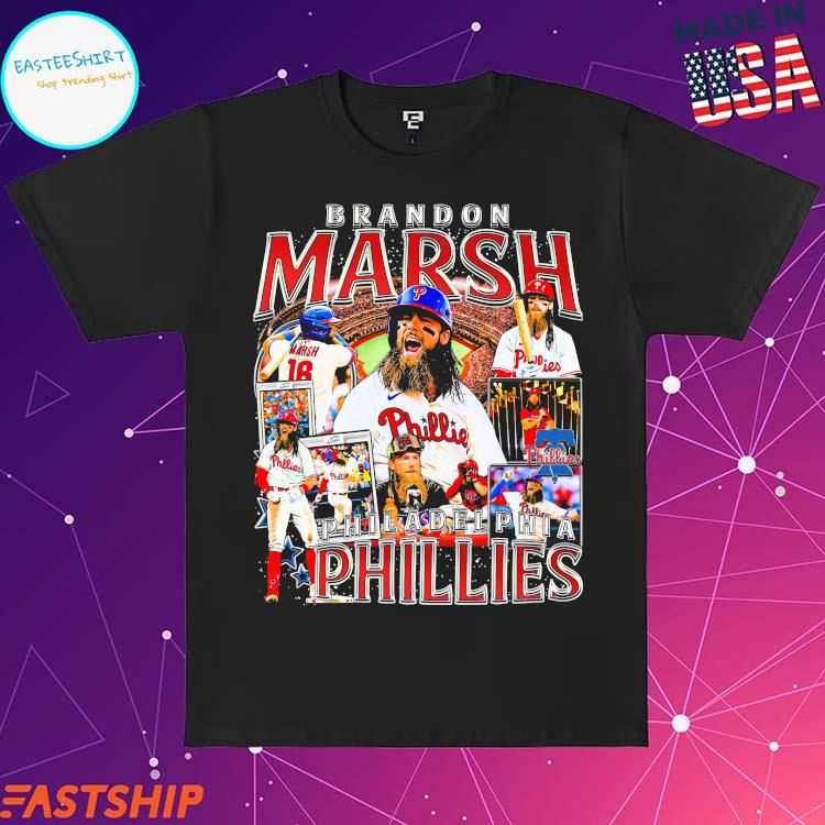 Official Brandon Marsh Philadelphia Phillies Jersey, Brandon Marsh Shirts,  Phillies Apparel, Brandon Marsh Gear