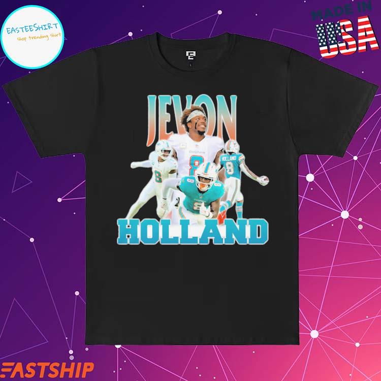 Official jevon Holland Miami Dolphins Graphic T-Shirts, hoodie, tank top,  sweater and long sleeve t-shirt