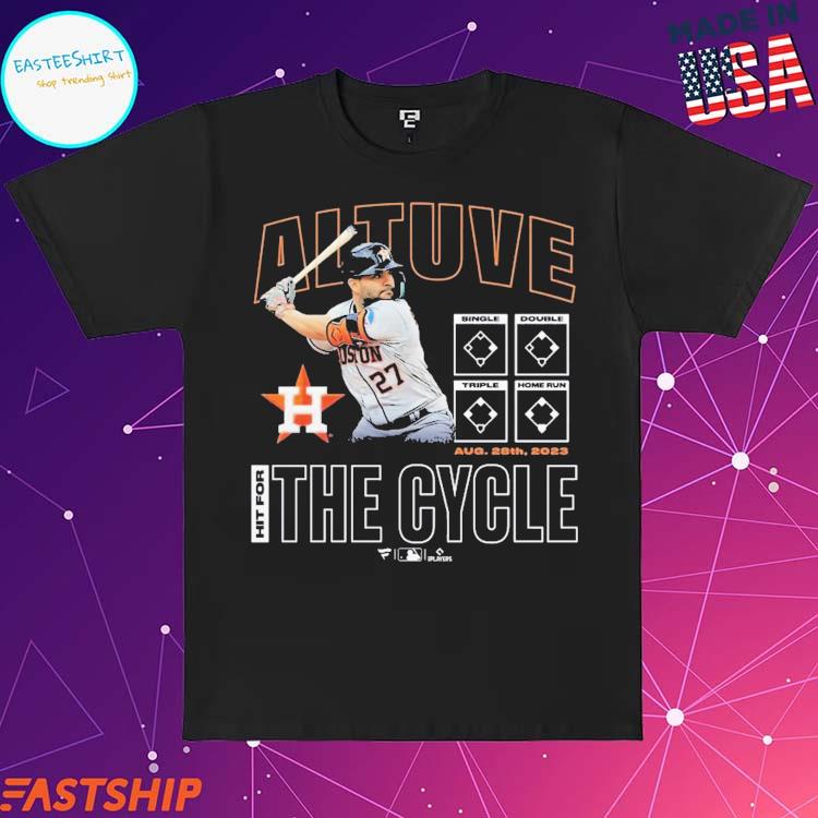 Jose Altuve Houston Astros Hit For The Cycle 2023 Shirt, hoodie, sweater,  long sleeve and tank top