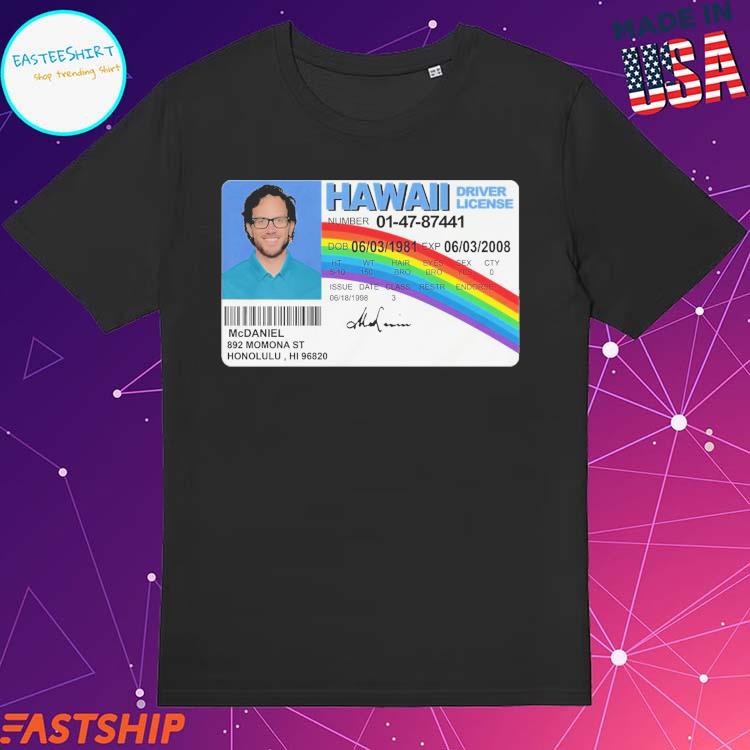 Official mike McDaniel McLovin Rainbow Signature T-Shirts, hoodie