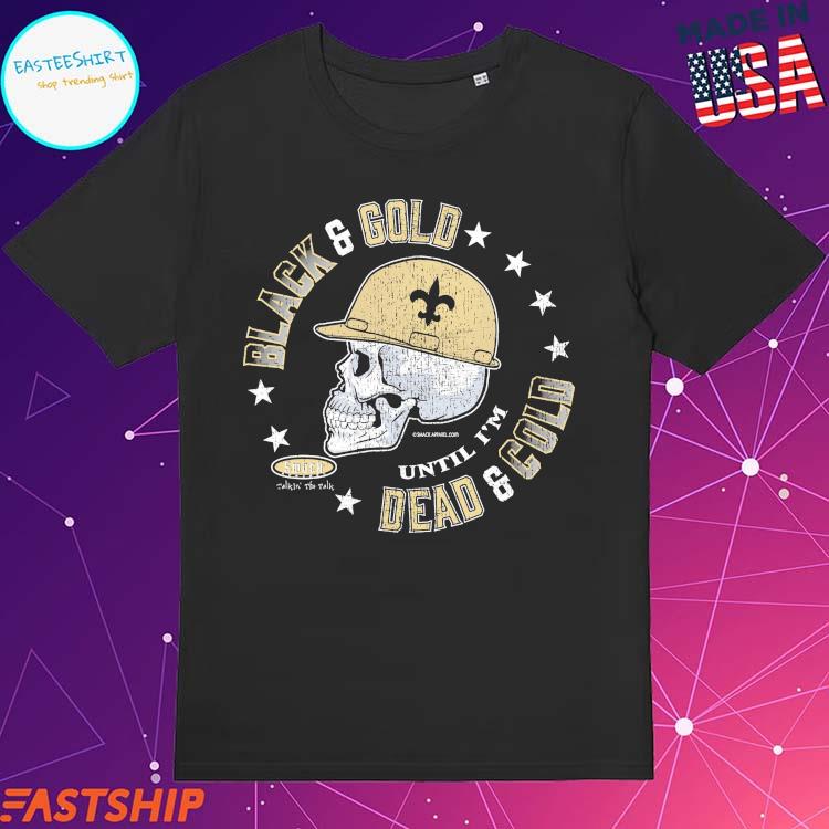 New Orleans Saints Black and Gold T-shirt