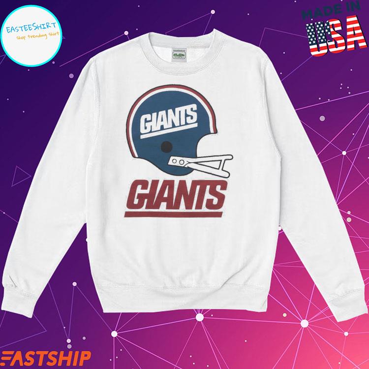 Vintage Logo 7 New York Giants Crewneck Sweatshirt Large Blue USA