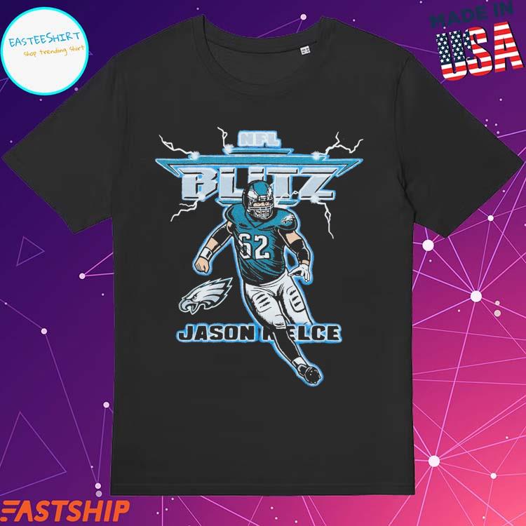 Official nFL Blitz Philadelphia Eagles Jason Kelce T-Shirts