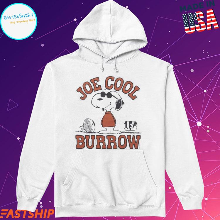 Official peanuts x Bengals Joe Cool Burrow T-Shirts, hoodie, tank