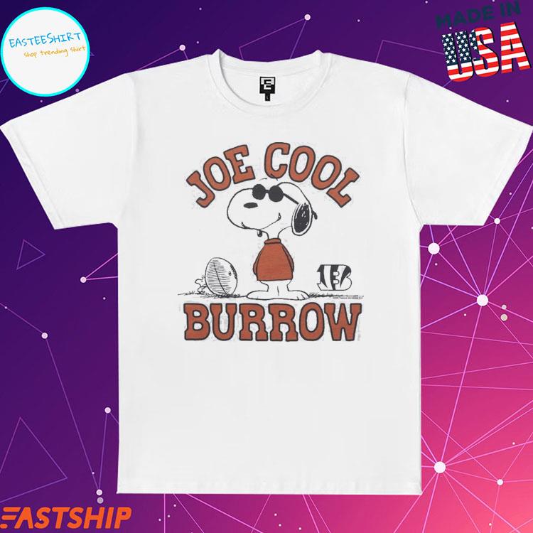 Official peanuts x Bengals Joe Cool Burrow T-Shirts, hoodie, tank