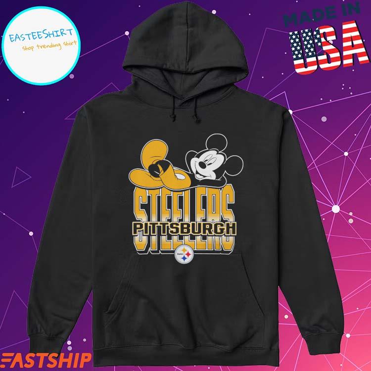 Official Mickey Mouse Nfl Pittsburgh steelers logo 2023 shirt, hoodie,  sweater, long sleeve and tank top