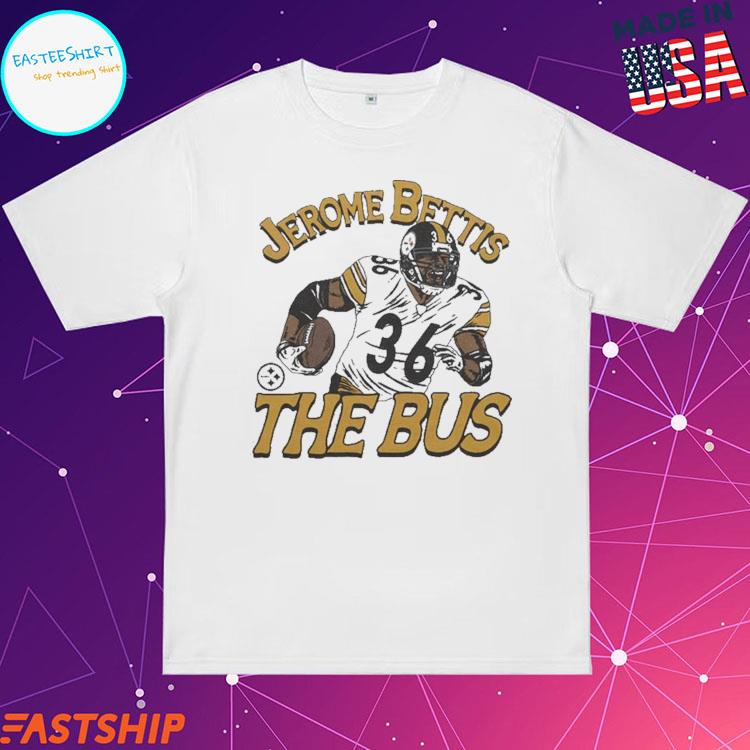 Official pittsburgh Steelers Jerome Bettis The Bus T-Shirt, hoodie, tank  top, sweater and long sleeve t-shirt