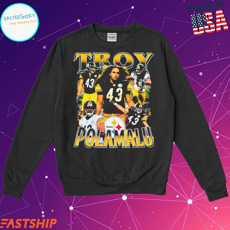 Pittsburgh Steelers Troy Polamalu 43 Jersey Mens M