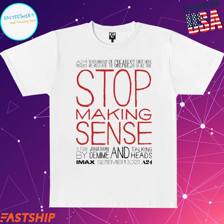 新規出店 A24 Stop Making Sense トーキング・ヘッズ Tシャツ - トップス