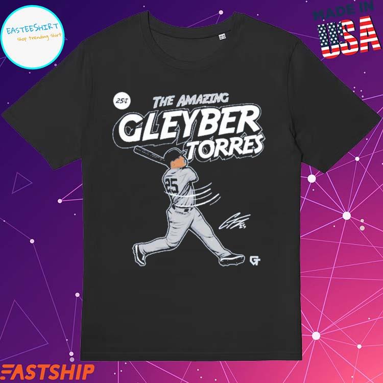 Official the Amazing Gleyber Torres Comic Book Signature T-shirts