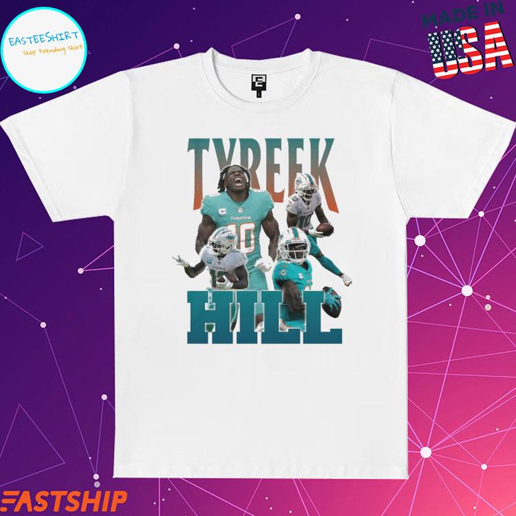 Tyreek Hill Shirt  Miami Dolphins Tyreek Hill T-Shirts - Dolphins Store