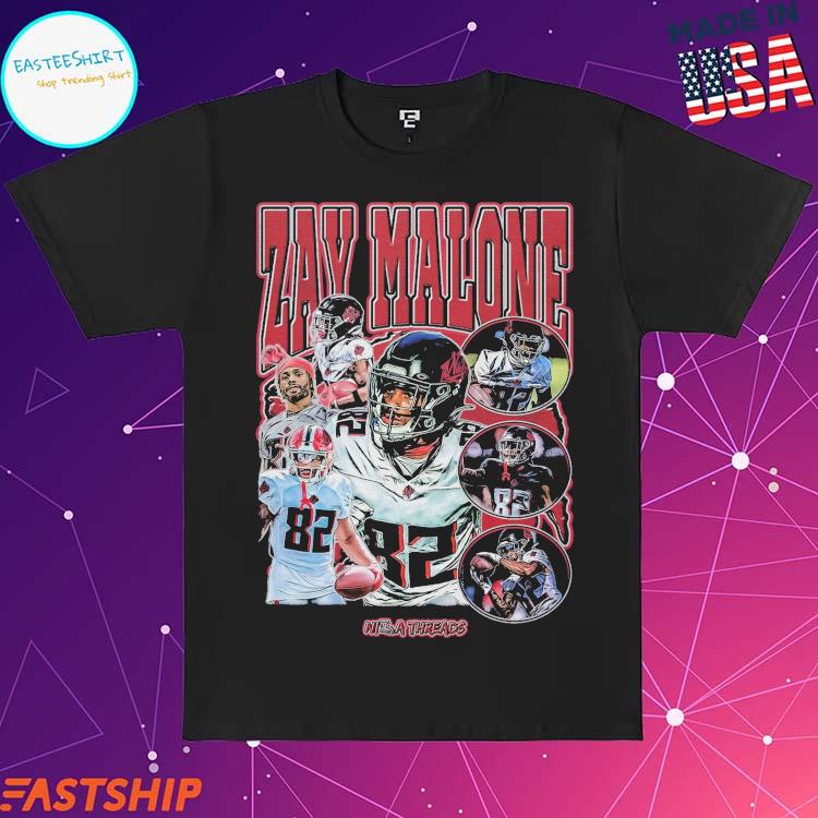 Official zay Malone Atlanta Falcons T-Shirt, hoodie, tank top, sweater and  long sleeve t-shirt