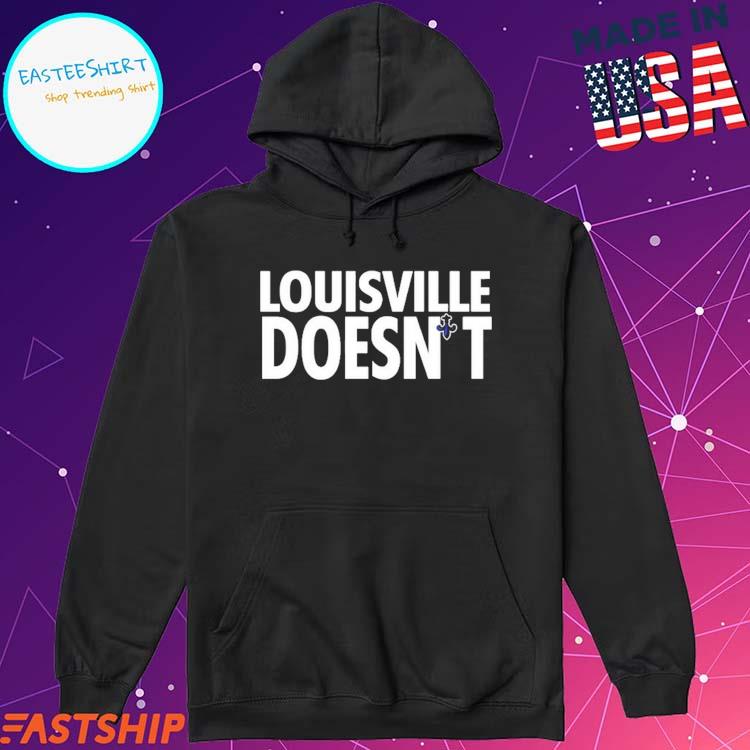Eletees Aaron Bradshaw Louisville Doesn't Exist Shirt