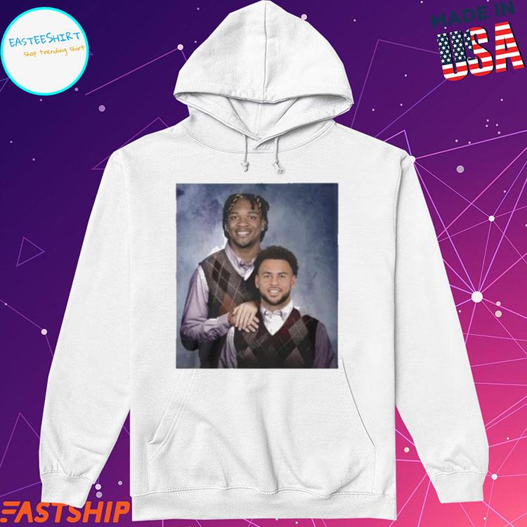 Official indianapolis colts anthony richardson and michael pittman jr.  rocking matching step brothers shirt, hoodie, sweater, long sleeve and tank  top