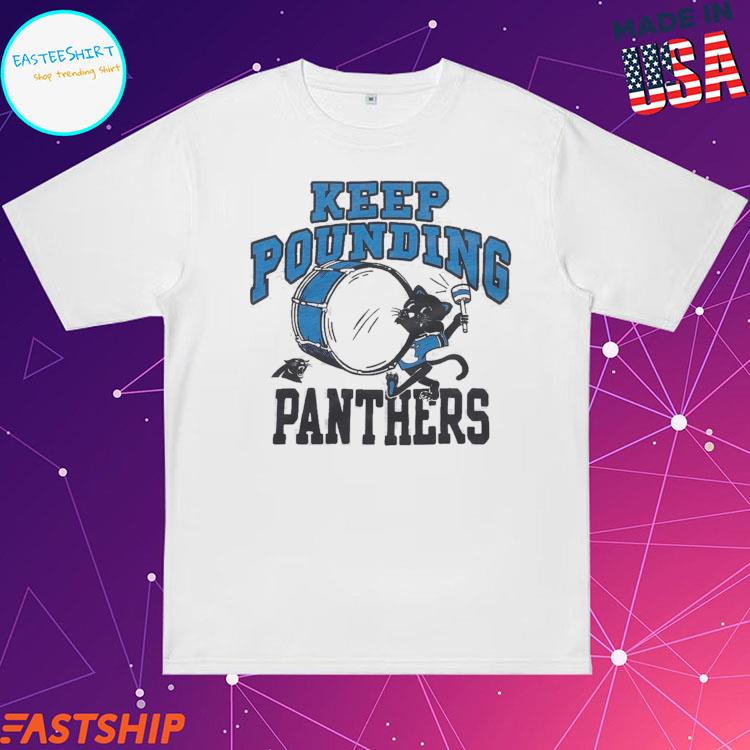 Br Gridiron Keep Pounding Carolina Panthers Shirt - High-Quality