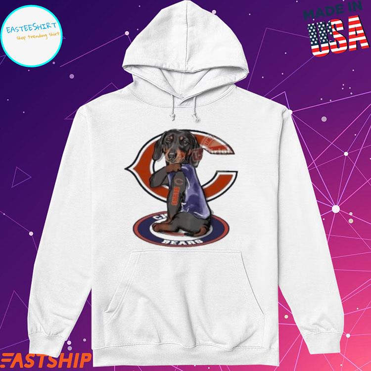 Chicago Bears NFL Mens Short Sleeve Hoodie