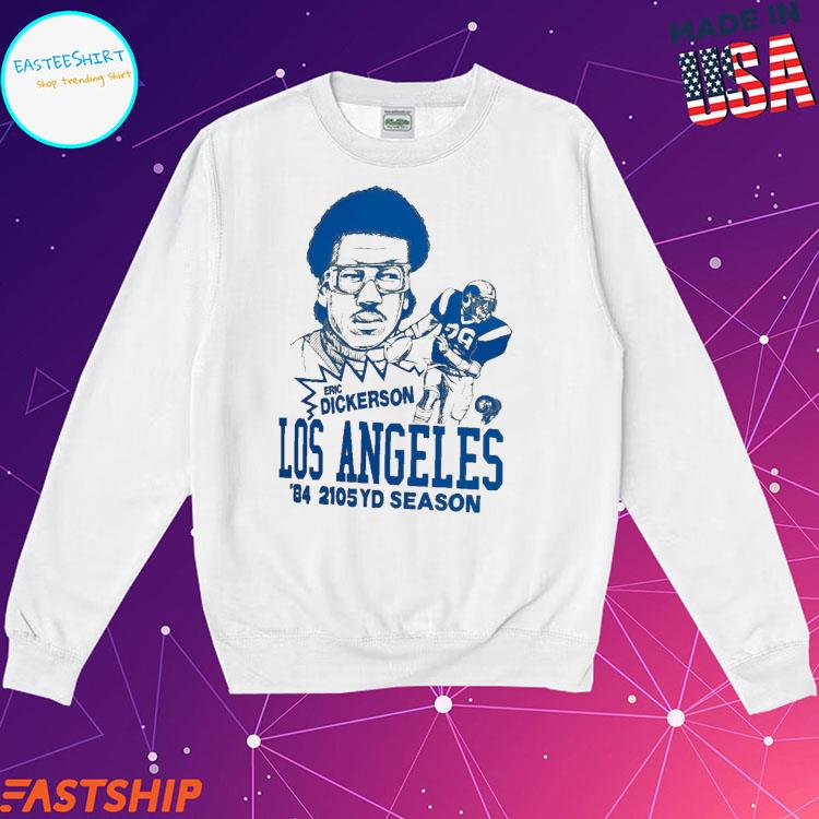 : Eric Dickerson Shirt - Vintage Los Angeles Football Men's  Apparel - Eric Dickerson Future : Sports & Outdoors