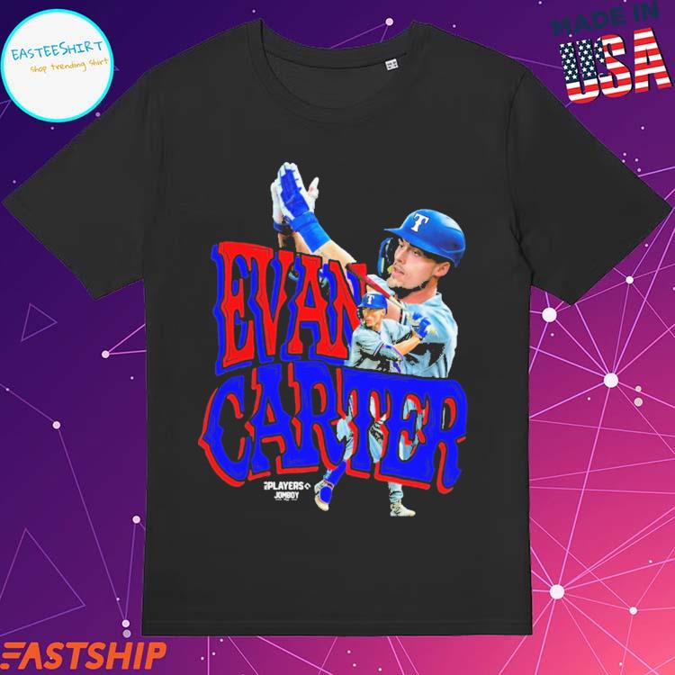 Texas Rangers Evan Carter Players t-shirt - ColorfulTeesOutlet