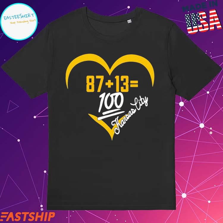 LA KC NY Heart Shirt (Black)
