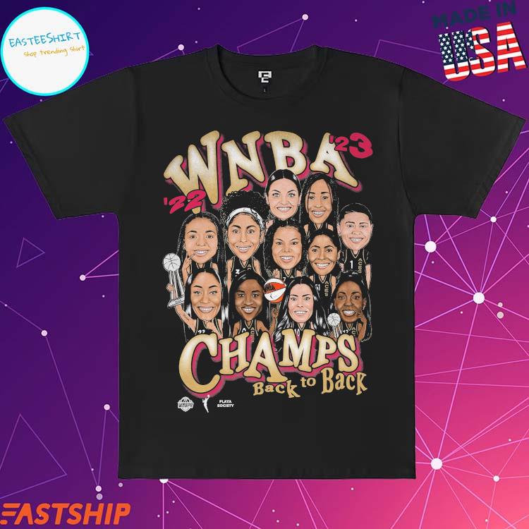 Las Vegas Aces Playa Society Back-to-back Wnba Finals Champions