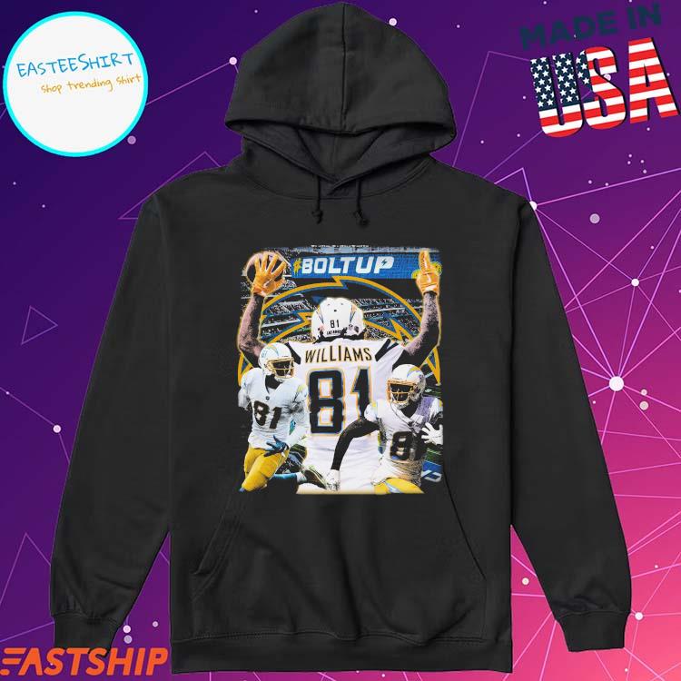 Official los Angeles Chargers Mike Williams Bolt Up T-Shirts, hoodie, tank  top, sweater and long sleeve t-shirt