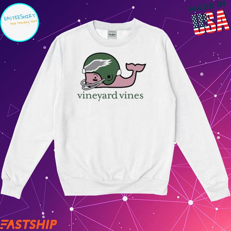 Philadelphia Eagles Throwback Helmet Long Sleeve Tee