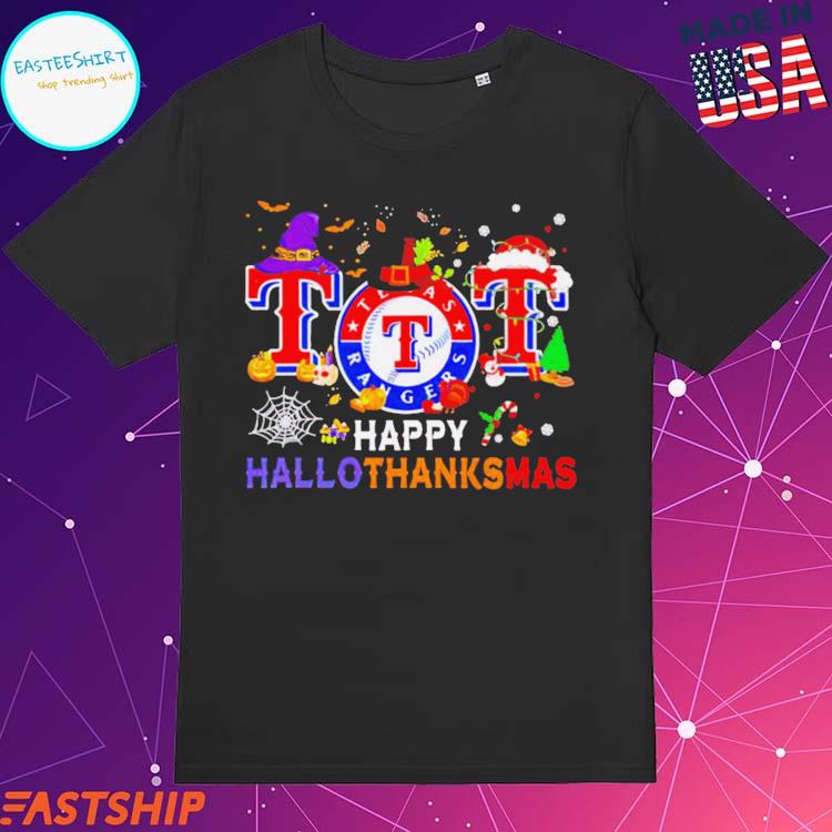 Texas Rangers Happy HalloThanksMas shirt - ABeautifulShirt