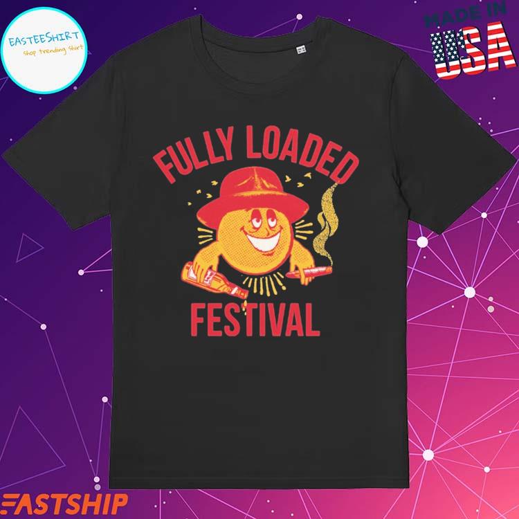 Official bert Kreischer Fully Loaded Festival Sun Smoke T-Shirts