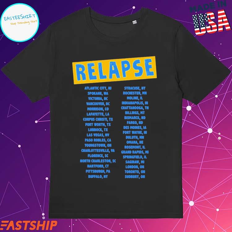 Official bert Kreischer Relapse Tour T-Shirts