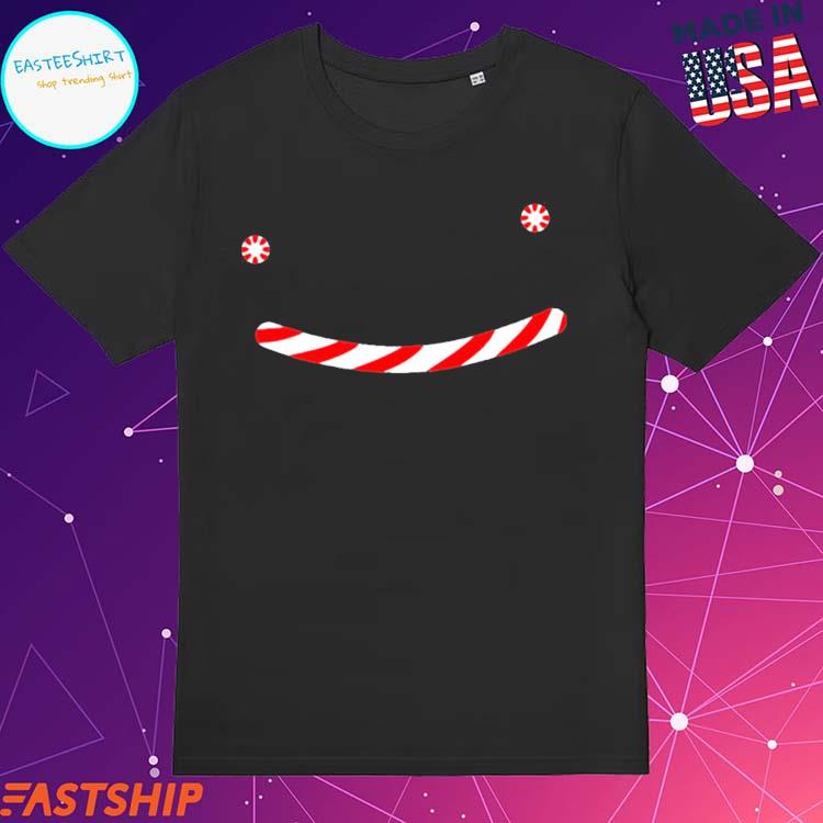 Official bfcm Dream Holiday Candy Cane Smile T-Shirts