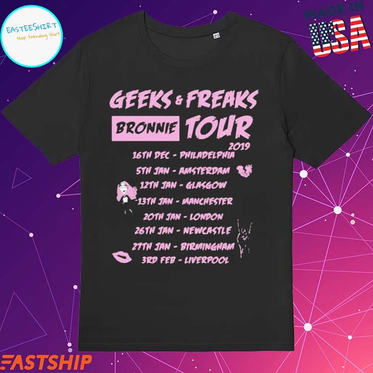 Official bronnie Geeks & Freaks Tour 2019 T-Shirts