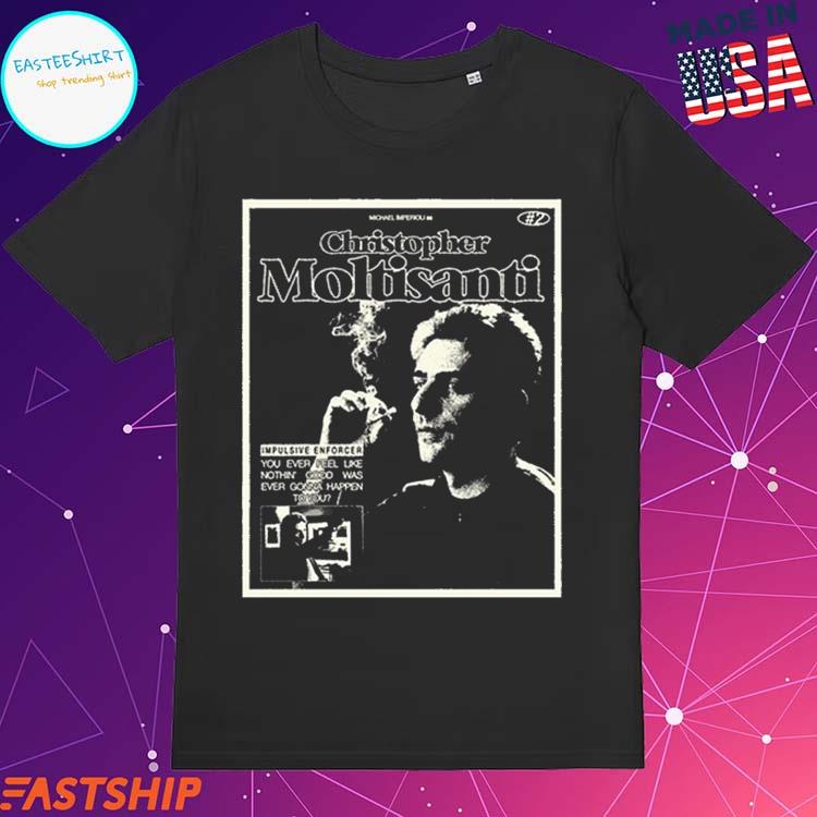 Official christopher Moltisanti Number 2 Monochrome T-Shirts
