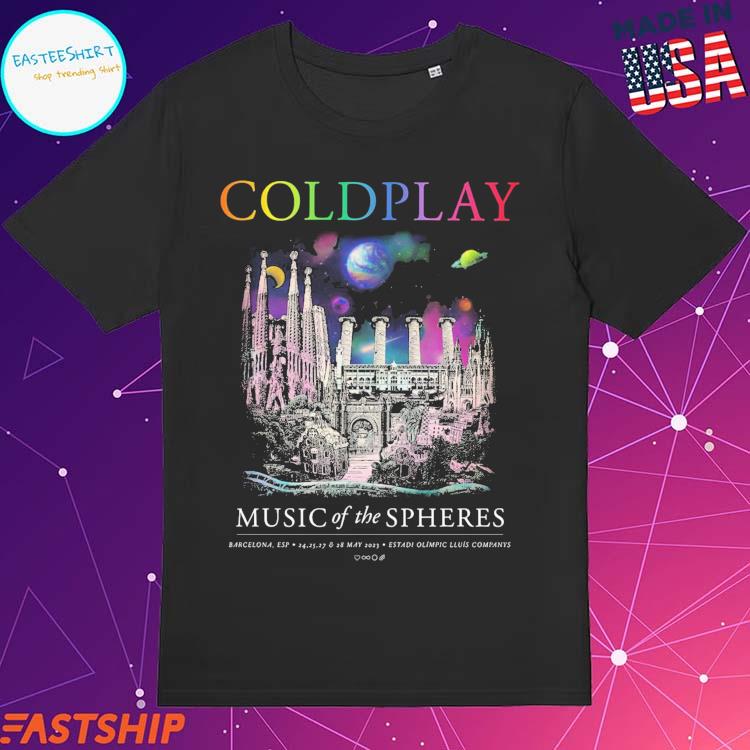 Official coldplay May Music Of The Spheres Barcelona Esp Estadi Olimpic ...